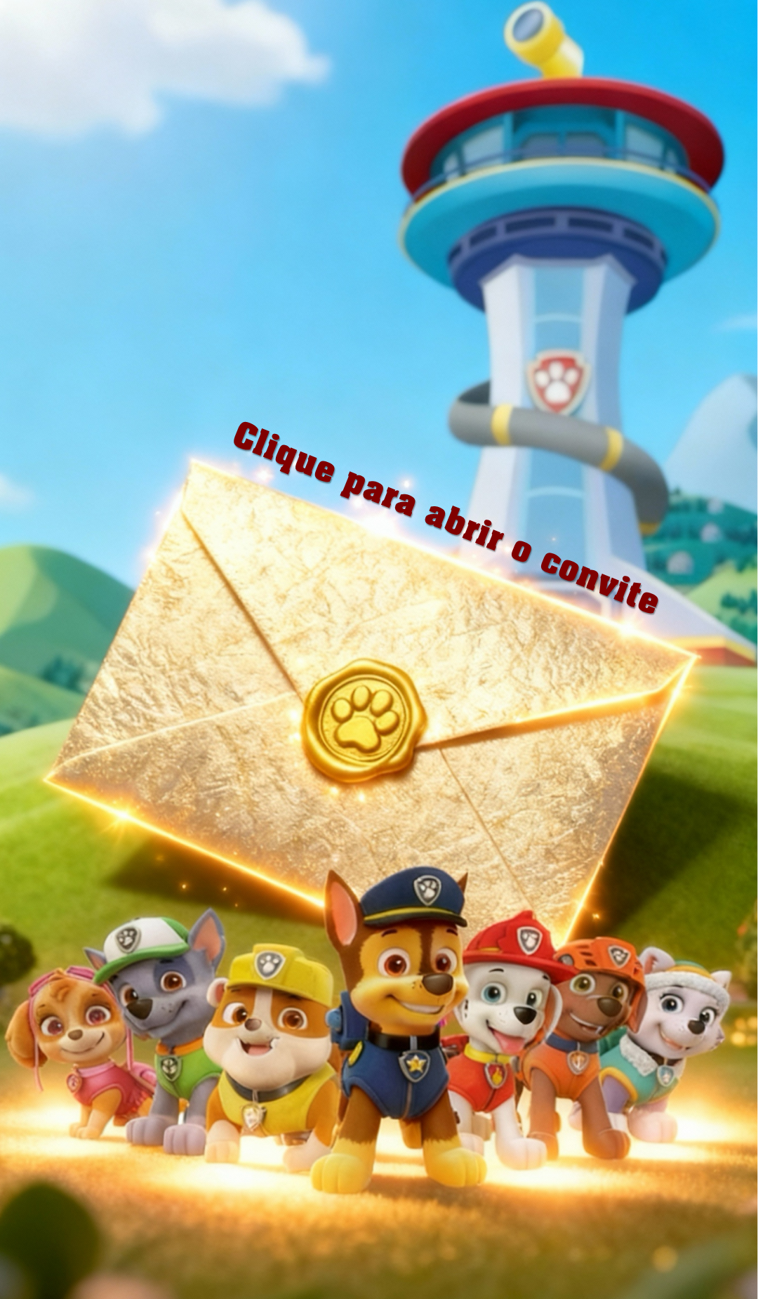 Capa do convite